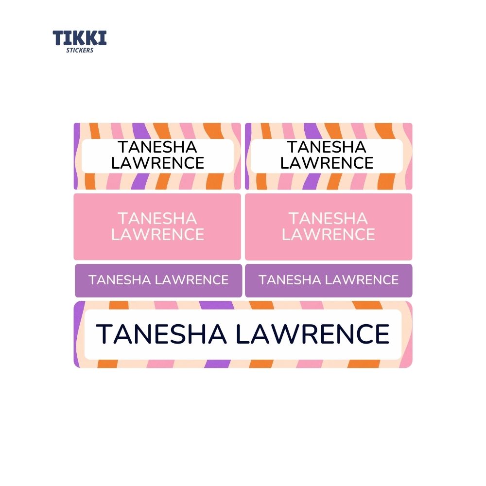 Making Waves Waterproof Custom Name Labels