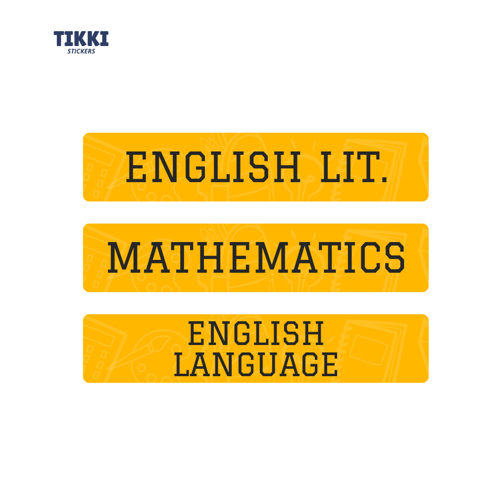 Blackboard Custom Subject Labels